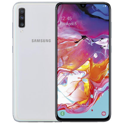 Galaxy A70-Phone-Samsung-128GB-White-Fair-UNLOCKED PHONE SALES